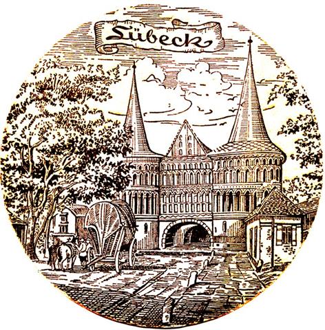 l�beck hl-sh stadt l�beck 1a (rund215-holstentor-schwarz) 